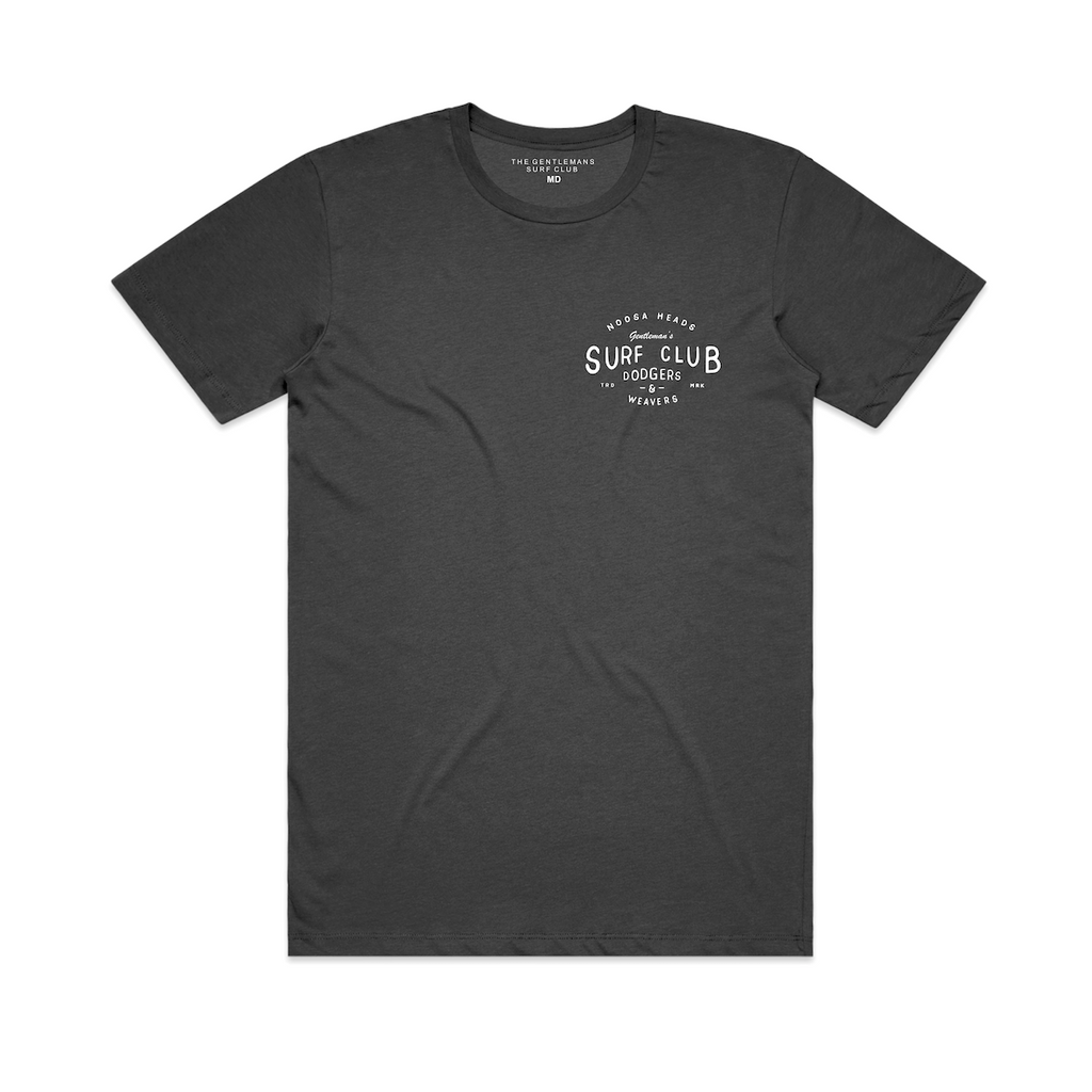 Dodgers & Weavers 100% Cotton Tee (Black) – The Gentleman's Surf Club