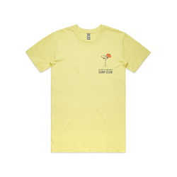 Etiquette 100% Cotton Tee (Lemon) 1 LEFT IN MEDIUM - The Gentleman's Surf Club