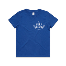 Paisley 100% Combed Cotton Kids' Tee (Blue) - The Gentleman's Surf Club