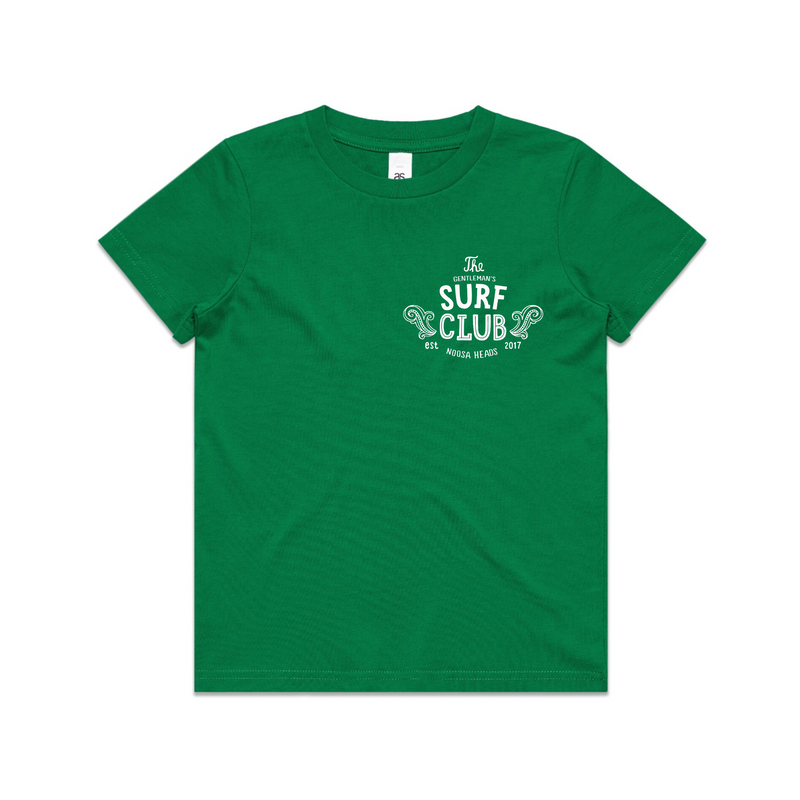 Paisley 100% Combed Cotton Kids' Tee (Mint Green) - The Gentleman's Surf Club