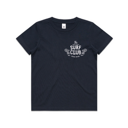 Paisley 100% Combed Cotton Kids' Tee (Navy) - The Gentleman's Surf Club