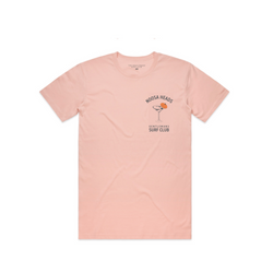 Martini 100% Cotton Tee (Salmon) - The Gentleman's Surf Club