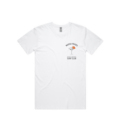 Martini 100% Cotton Tee (White) - The Gentleman's Surf Club