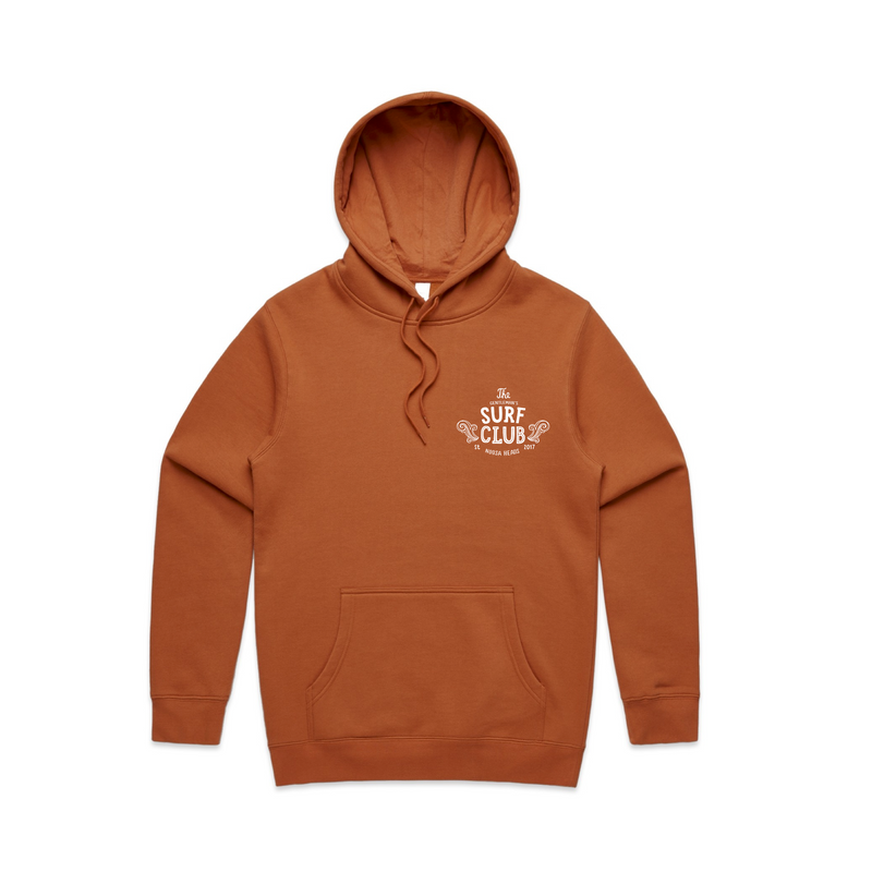 Paisley 100% Premium Cotton Hoodie (Copper) - The Gentleman's Surf Club