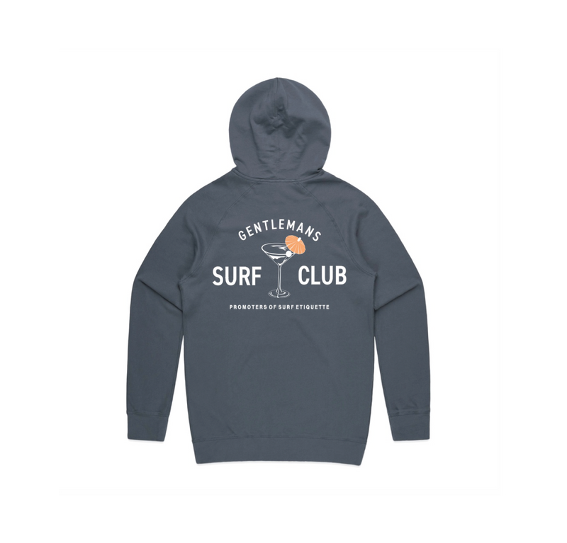 Promoters 100% Premuim Cotton Hoodie (Navy) - The Gentleman's Surf Club