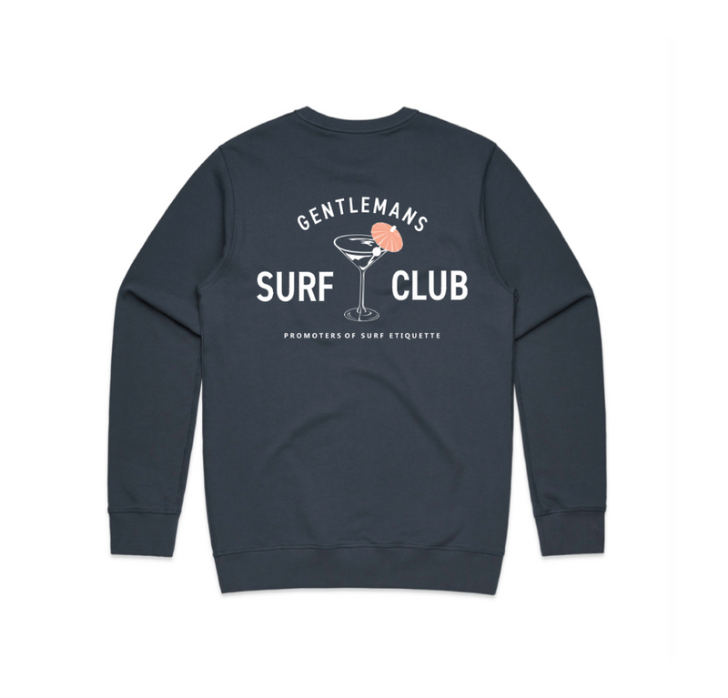 Promoters 100% Premuim Cotton Jumper (Navy) - The Gentleman's Surf Club