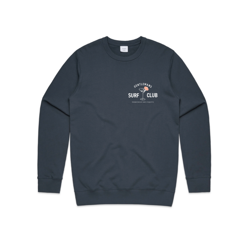 Promoters 100% Premuim Cotton Jumper (Navy) - The Gentleman's Surf Club