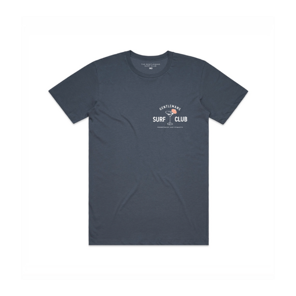 Promoters 100% Cotton Tee (Navy) - The Gentleman's Surf Club