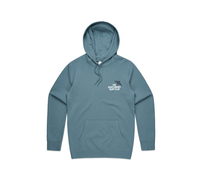 Stay Classy 100% Premuim Cotton Hoodie (Blue) - The Gentleman's Surf Club